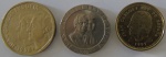 3 moedas Espanha