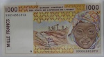 Cedula Estrangeira , Etats de Lafrique central 1000 Francs - FE