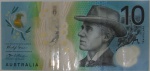 Cedula estrangeira -polimero -Australia 10 Dollares - 