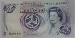 Cedula Estrangeira - Isle of Man 1 pound - FE