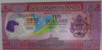 Cedula Estrangeira -polimero- - Solomon Island 10 Dollar - FE
