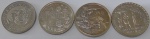Moeda de Cupro - Niquel , Portugal 200 Escudos 1993 - 4 moedas 