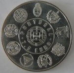 Moeda de Prata Portugal 7,5 euros 2017 -