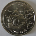 Moeda de Cupro - Niquel , Portugal 200 Escudos 1998 - India 