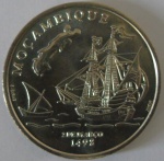Moeda de Cupro - Niquel , Portugal 200 Escudos 1998 - Moçambique 