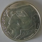 Moeda de prata ,Portugal 500 Escudos 2000