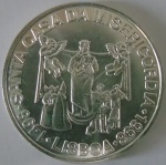 Moeda de prata ,Portugal 1000 Escudos 1998