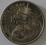 Moeda de Cupro - Niquel , Portugal 200 Escudos 1999 -Morte no Mar 