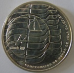 Moeda de Prata Portugal 10 euros  2007 -27 gr 