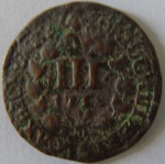 Moeda de Cobre  Estrangeira , Portugal III 1738 -
