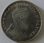 Moeda de prata ,Etiopia Gersh 1902/03