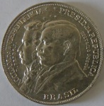 Moeda de prata Brasil 2000 Reis  1922 -