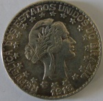 Moeda de prata Brasil 2000 Reis  1913 -