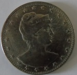 Moeda de niquel , Brasil 200 Reis 1901 - 