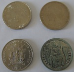 Moeda de Cupro - Niquel , Portugal 25 Escudos 4 moedas 
