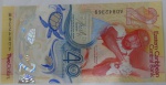 Cedula Estrangeira -Polimero ,Caribbean 2 Dollars -FE
