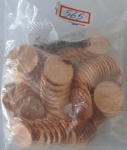 Sache Lacrado com 100 Moedas de 5 Centavos 2023 -FC 