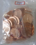 Sache Lacrado com 100 Moedas de 5 Centavos 2024 -FC 