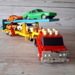 BRINQUEDO ANTIGO DA ESTRELA JAMANTA COMANDO ELETRONICO FUNCIONANDO COM 4 CARROS.