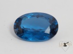 1 Topázio London Blue. Aprox. (16,92Cts), (19,52mm x 13,80mm), (Acompanha Certificado de Garantia Le