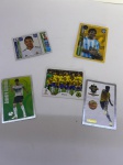 Figurinhas variadas de jogadores