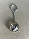 Chaveiro antigo de acrílico do Santos Futebol Clube.