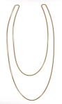 Cordão de ouro 18k, pesando 6,2g, medida total 84cm.