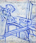 Marco Antonio Victorino, Diários Imaginarios - acrílica sobre tela - dat. 1999 - med. 60 x 50 cm -