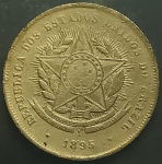 20 RÉIS - 1895 - BRONZE - REPÚBLICA
