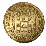 Moeda do Brasil - 20000 Réis - 1726 - MMMM - Minas Gerais - Ouro - 53,78g - (.917) - Dobrão - Catála