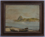 Jordão de Oliveira. (Aracaju -SE. 1900 - Rio de Janeiro/RJ - 1980). "Paisagem do Rio". Óleo