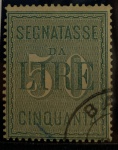 Itália - Taxa - 1884 - Nº20 - Yuert 40 Euros