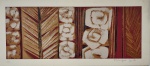Olímpia Couto, Flores, gravura, tiragem PA, 23x50cm, sem moldura