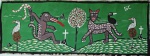 Geovane Cardoso, Figuras, acrílico sobre tela, 30x79cm, sem moldura