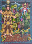 Cesar Lima, São Francisco de Assis, acrílico sobre tela, 2025, 80x60cm, sem moldura