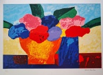 Aldemir Martins, Vasos, gravura, tiragem 64/100, Edição Póstuma, 50x70cm, sem moldura