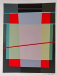 Paulo Calazans, Varal de Curitiba, gravura, tiragem 56/100, 70x50cm, 2014, sem moldura