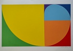 Antonio Peticov, Geométrico, gravura, tiragem 50/100, 2024, 50x70cm, sem moldura