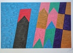 Zi Facella, Bandeiras, gravura, tiragem 70/100, 2021, 50x70cm, sem moldura