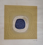 Sonia Ebling, Composição, gravura, 25/50, 50x50cm, sem moldura, necessita de limpeza e necessita de avaria na borda