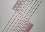 Sérvulo Esmeraldo, Geométrico, gravura 7/60, 72x101cm, sem moldura