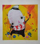 Andy Hope, Menino, gravura 54/60, 82x70cm, sem moldura