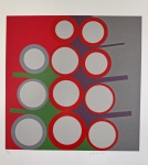 Judith Lauand, Geométrico, gravura 70/100, 50x50cm, sem moldura