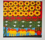 Antonio Poteiro, Retirantes, gravura PI, 72x80cm, sem moldura, EDIÇÃO PÓSTUMA