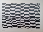 Kleber Ventura, Bandeira, gravura 8/35, 35x50cm, sem moldura