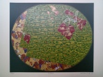 Wakabayashi, Folhas, gravura, tiragem 93/120, 63x72cm, sem moldura