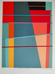 Paulo Calazans, Varal de Vitória, gravura 67/100, 70x50cm, 2014, sem moldura