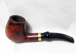 Big-Ben, cachimbo de origem inglesa produzida em madeira e material sintético maior comprimento 13 cm, meados do século XX.