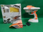 Brinquedo lançador de aviões de papel. Na caixa original, não testado.