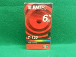 Fita VHS. Marca Intec. Modelo T120. 6 horas de duração. Lacrado.